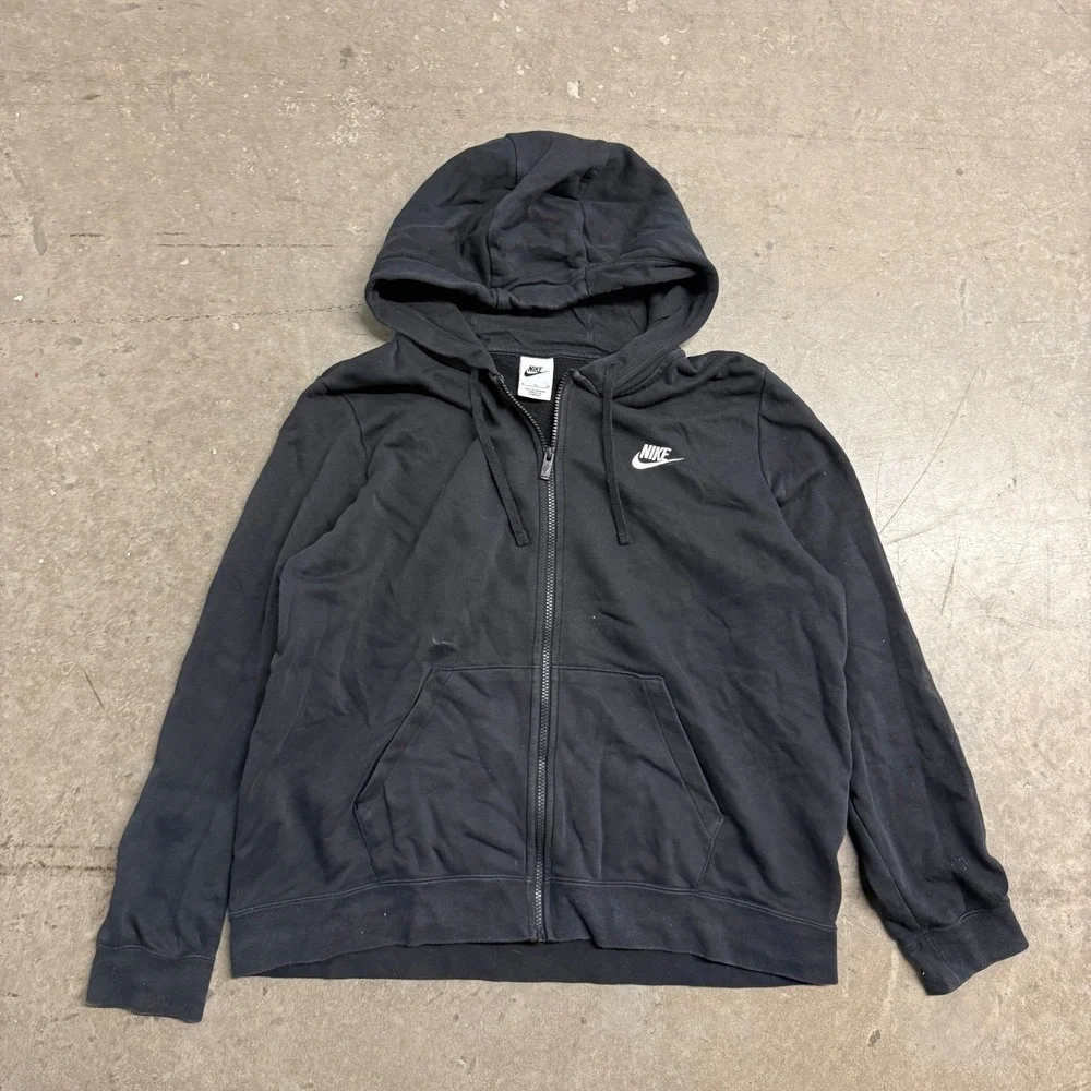 Nike Mens Sportswear Club Fleece Full‎ Zip Hoodie Black XL BV2648-010